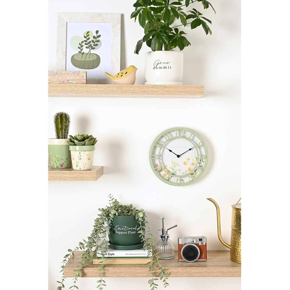 Country Living Flower Motif Planter Set of 2 Image 2
