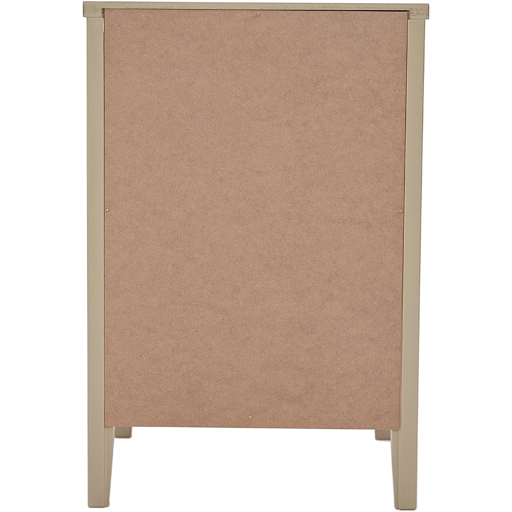 Monti Single Door Single Drawer Clay Bedside Table Image 4