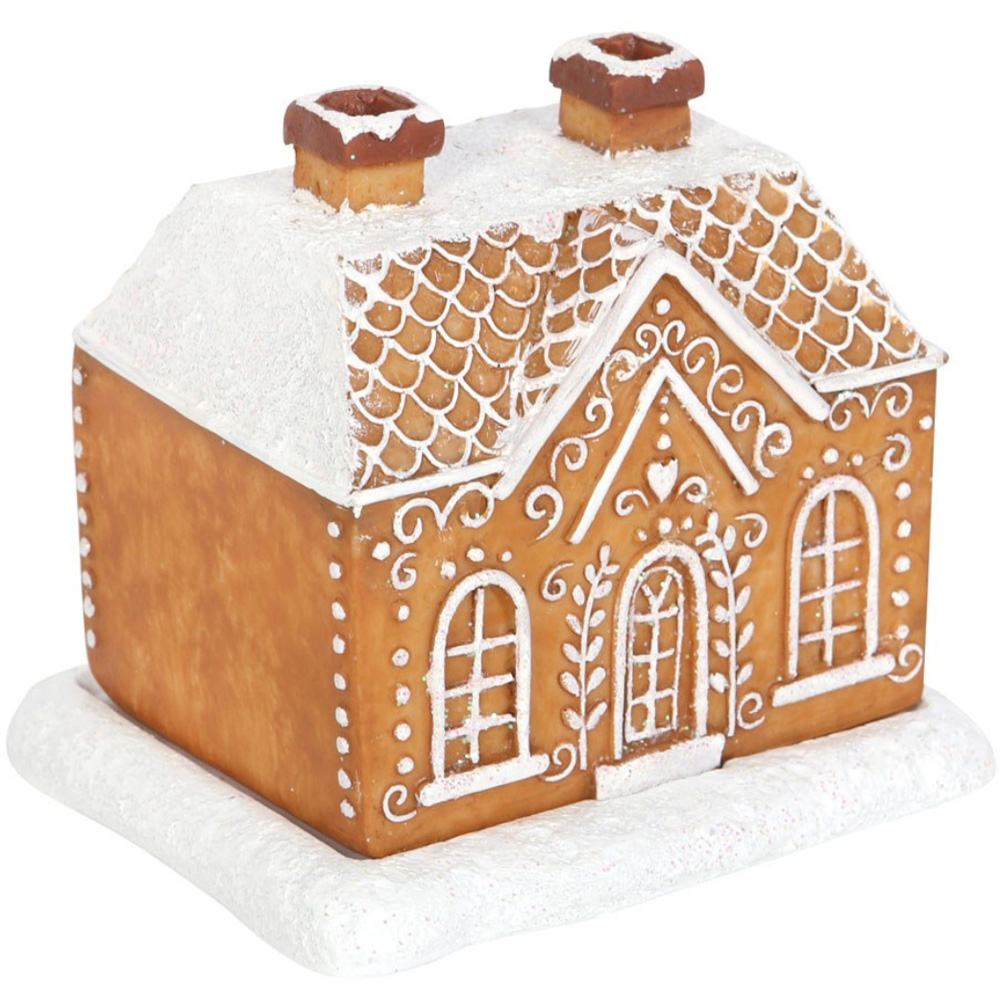 Marco Paul Christmas Gingerbread House Incense Cone Burner with 15 Cinnamon Incense Cones Image 2