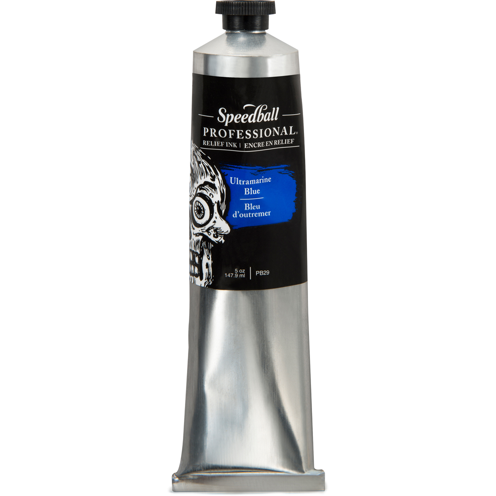 Speedball Ultramarine Blue Professional Relief Ink 148ml Image