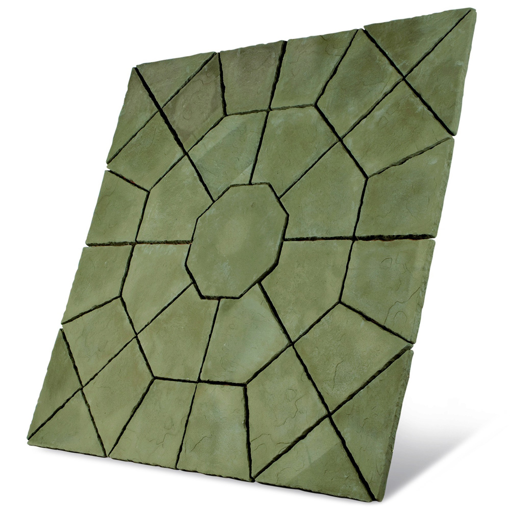 Bowland Stone Stratford Octagon Patio Kit 5.06m2 Antique Grey Image 1
