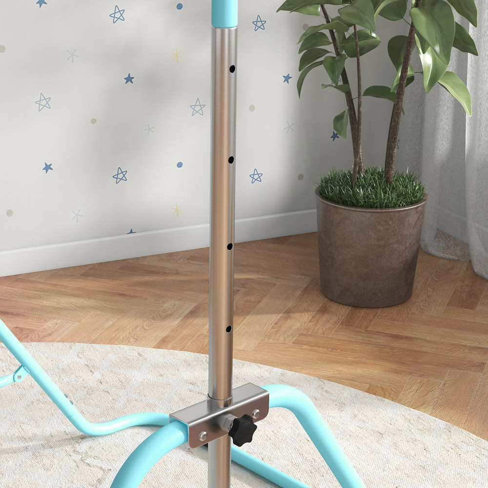 Tommy Toys Blue Kids Foldable Gymnastic Bar with Adjustable Height Image 4
