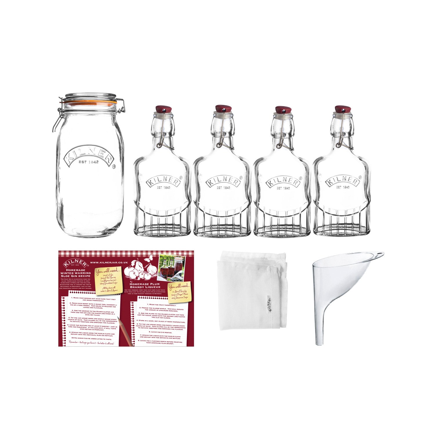 Kilner Eight Piece Sloe Gin Set Image 2