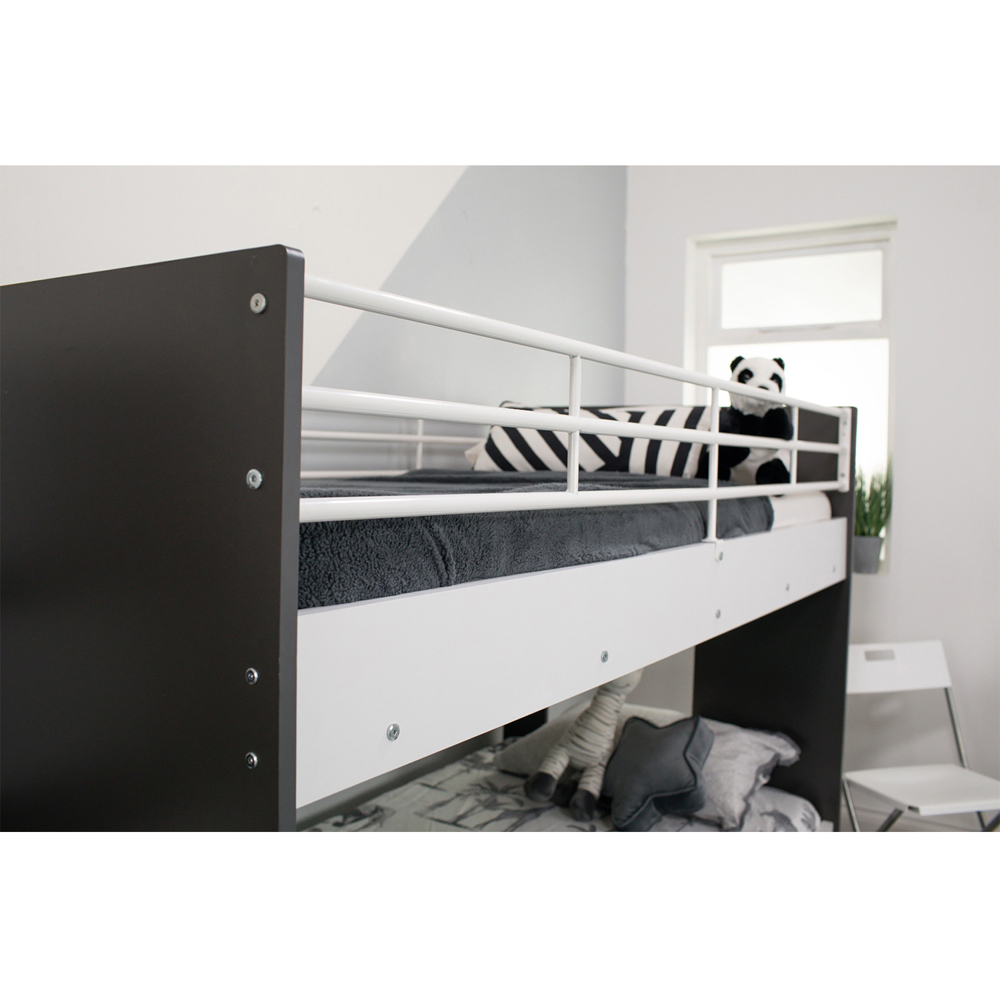 Flair Jasper Grey and White Bunk Bed with Trundle Image 2