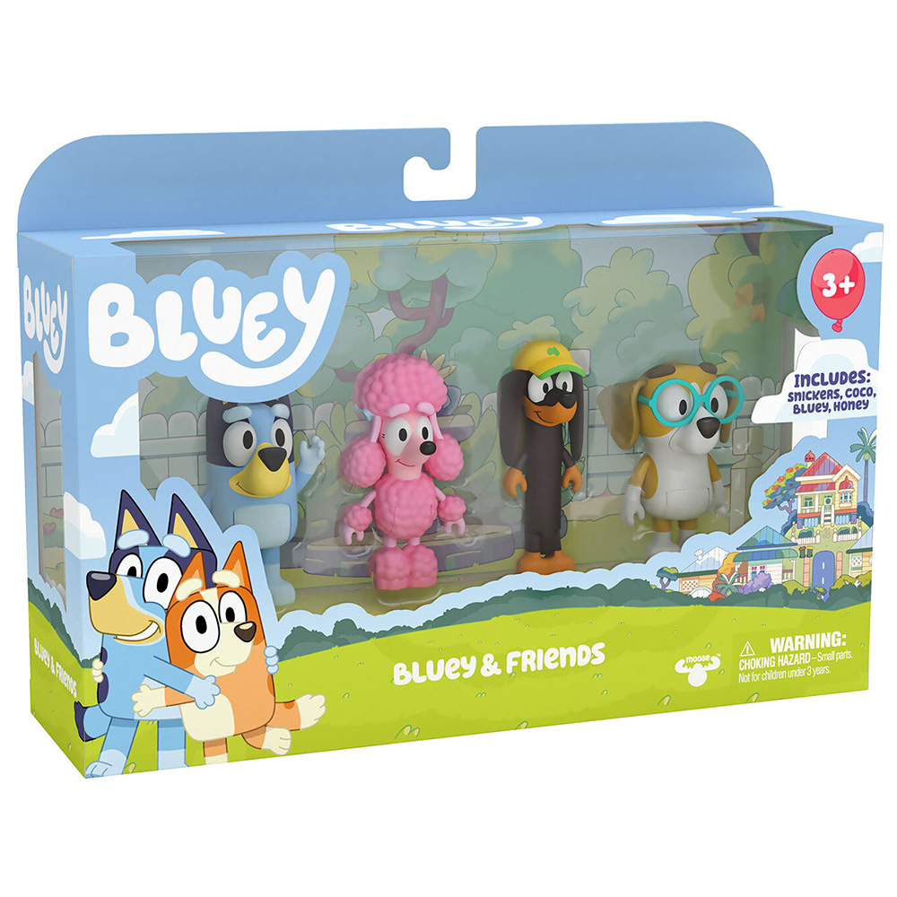Single Bluey 4 Figure Playset in Assorted styles Image 5