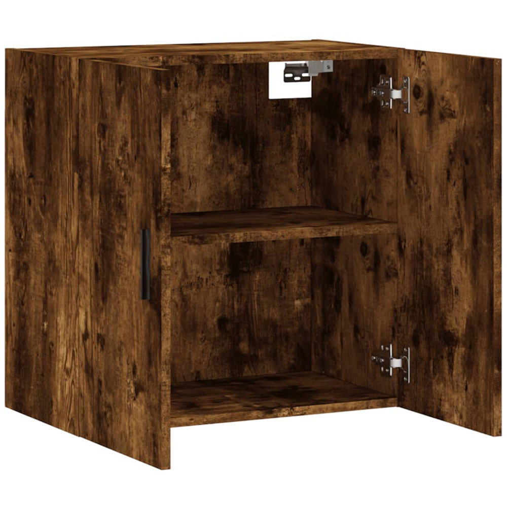 vidaXL 2 Door Smoked Oak Wall Cabinet Image 6