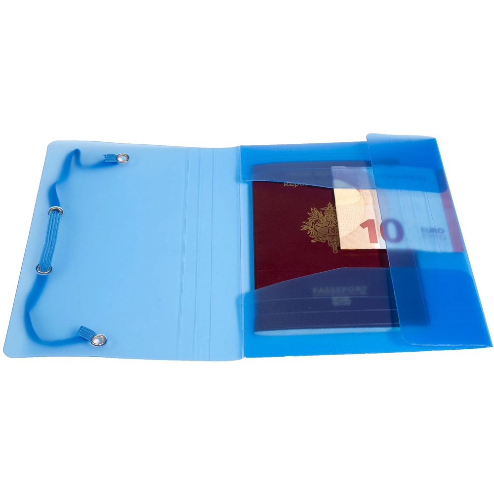Exacompta Chromaline A6 Multicolour PP Elasticated 3 Flap Folder 25 Pack Image 7