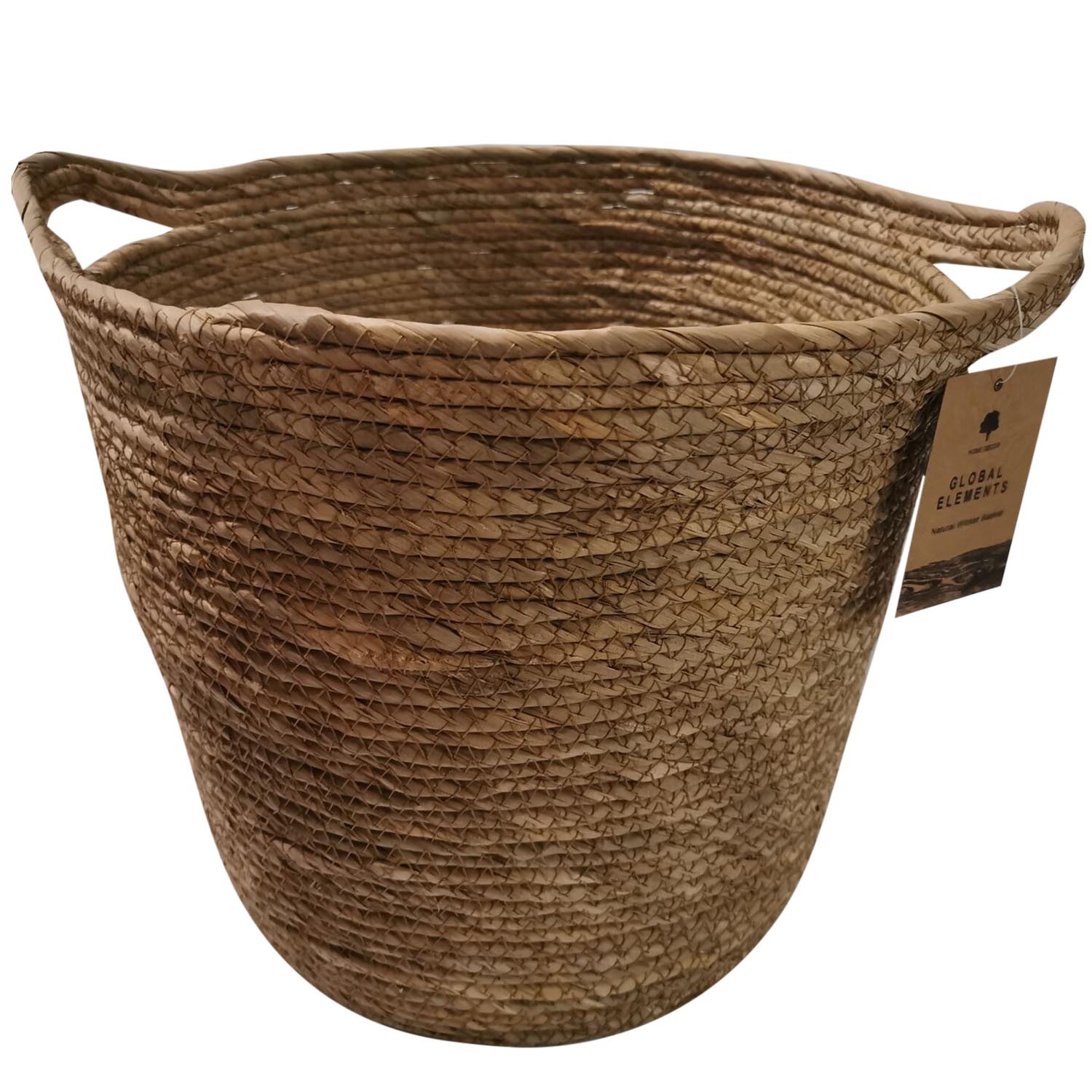 Global Elements Natural Wicker Basket Image 1