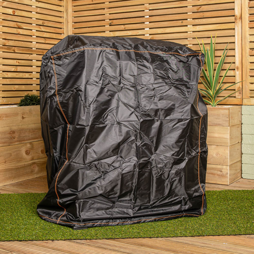 Samuel Alexander Black Waterproof Anti-UV Windproof Outdoor Protective BBQ Cover 110 x 117cm Image 4