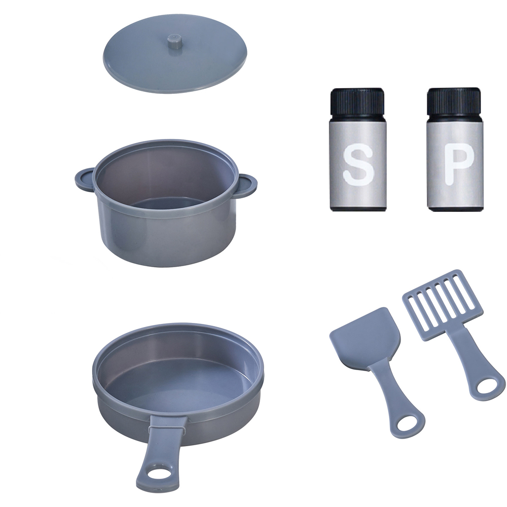 Teamson Kids Little Chef Santos Aqua Wood Effect Retro Kitchen Play Set Image 3