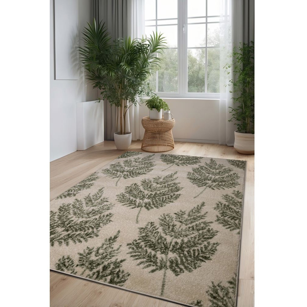 Homemaker Echo Fern Green Rug 160 x 230cm Image 5