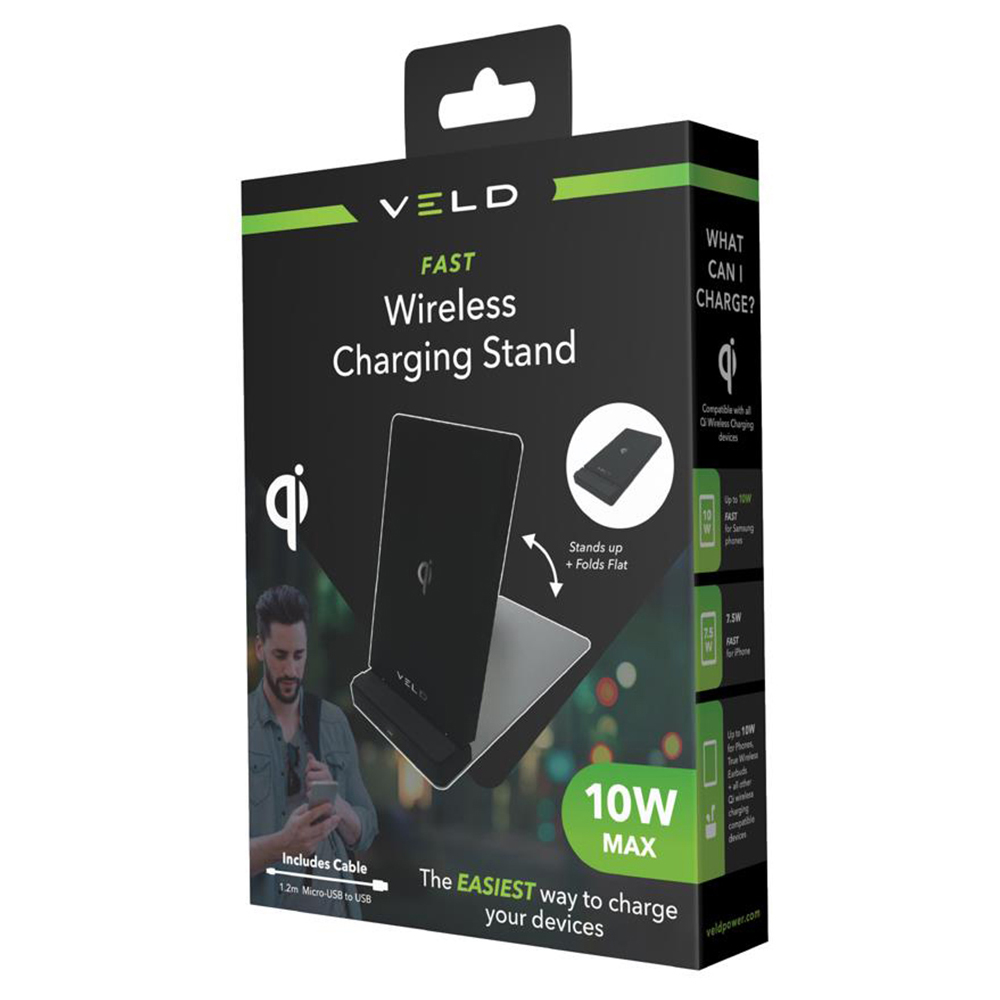Veld Fast Wireless Charging Stand 10W Image 1