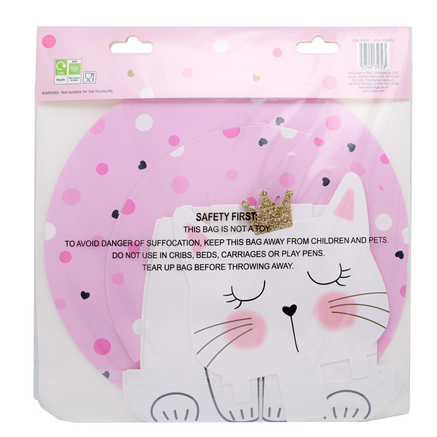 Kitten Party Cake Stand Pink Image 3