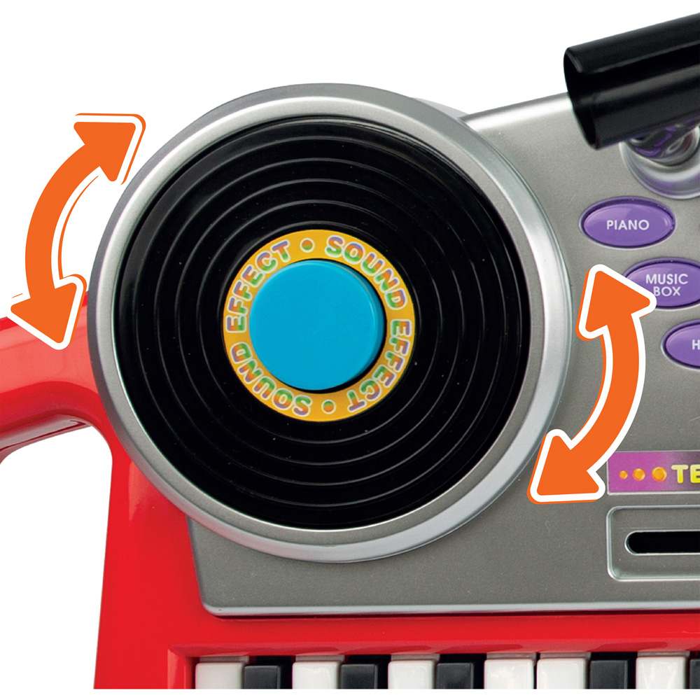 Winfun Disco Beat Bop Red Keyboard Kids Rock Star Set Image 5