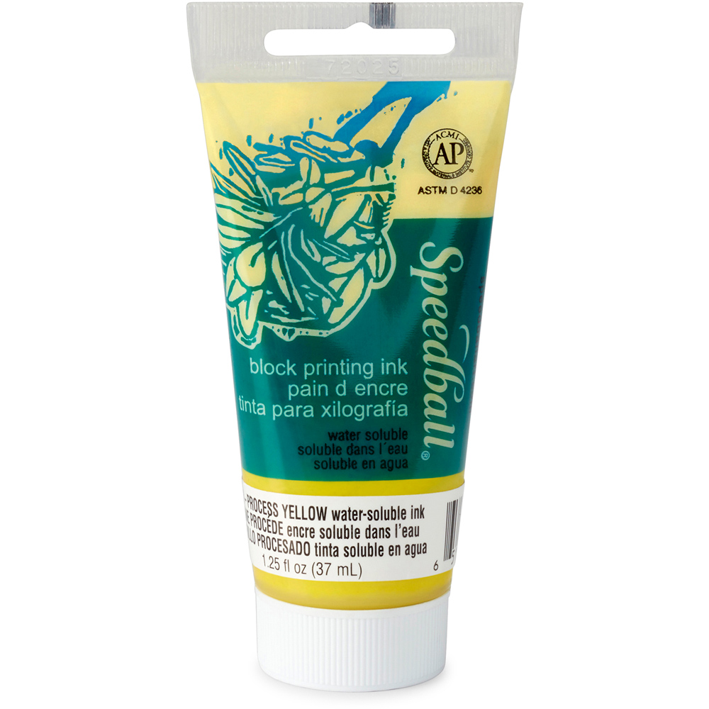 Speedball Process Yellow Water Soluble Block Ink 37ml Image