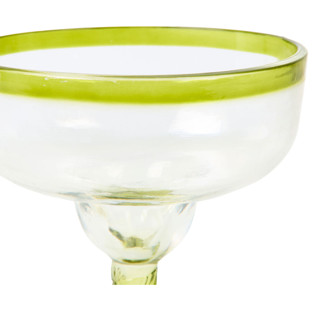 Casablanca Cactus Coupe Glass Green Image 3