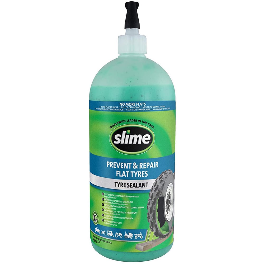 Slime Puncture Prevent and Repair Flat Tyre Sealant 946ml 2 Pack Image 3
