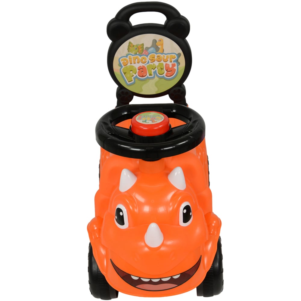 MoVe Toddler My First Orange Dino Ride On Push Car Image 2