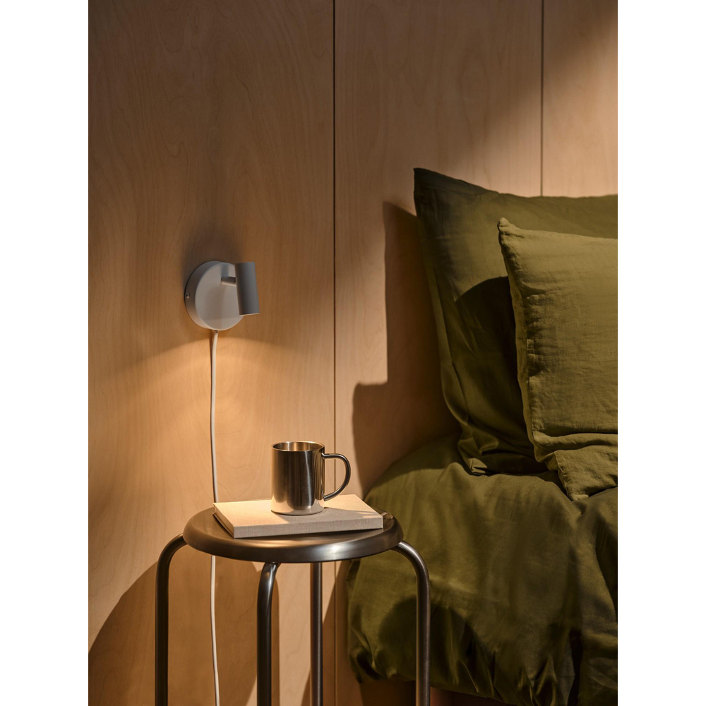Nordlux Omari 320 Lumens 2700K White Round LED Wall Light Image 2