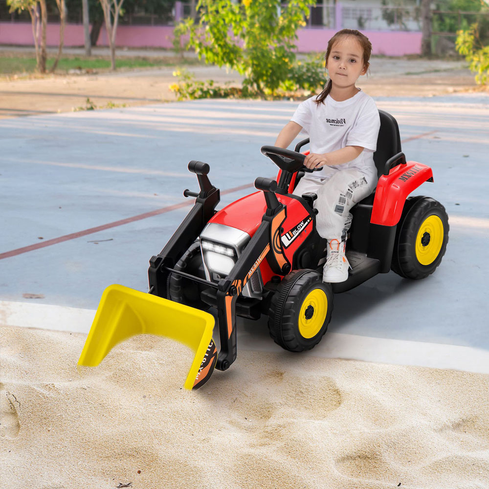 Costway Red Battery Powered Loader Digger Image 2