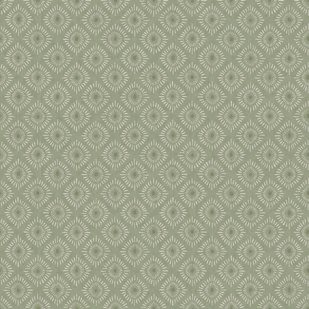 Holden Decor Indian Sunburst Sage Wallpaper Image 1