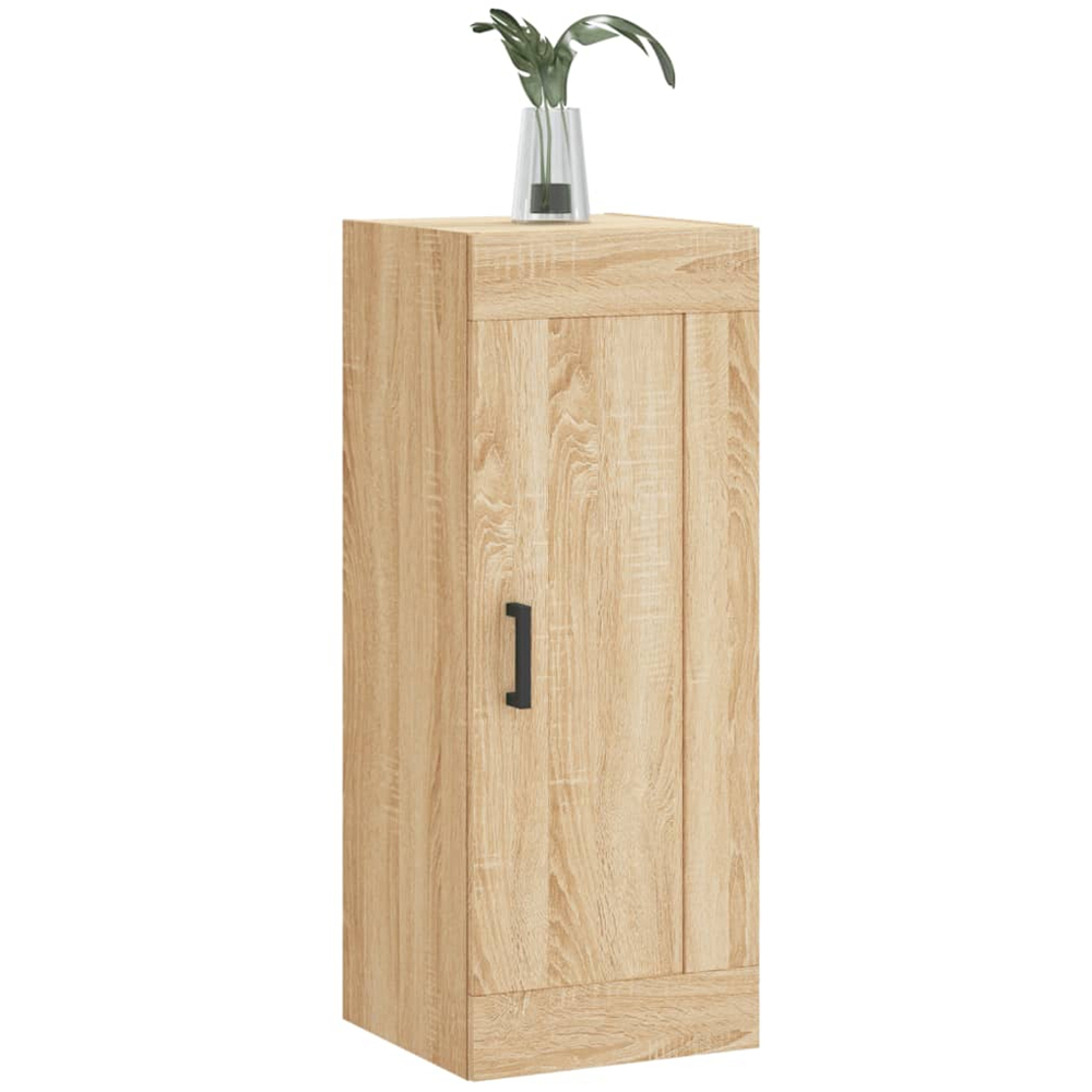 vidaXL Single Door Brown Wall Mounted Cabinet Image 3