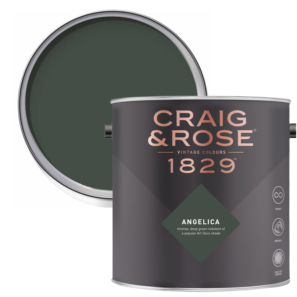 Craig & Rose Kitchen and Bathroom Angelica Eggshell Paint 750ml Image 1