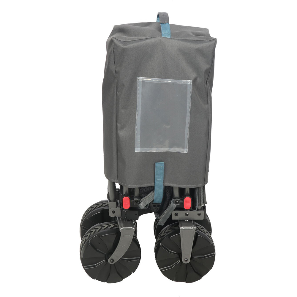 Double Decker Camping Cart - Grey and Black Image 9