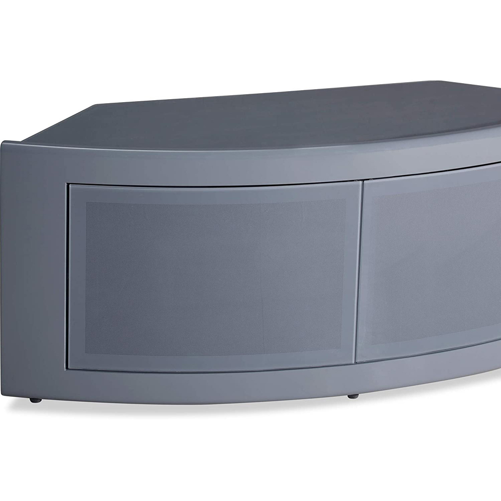 Centurion Supports Pangea 2 Door 2 Shelf Grey TV Cabinet Image 4
