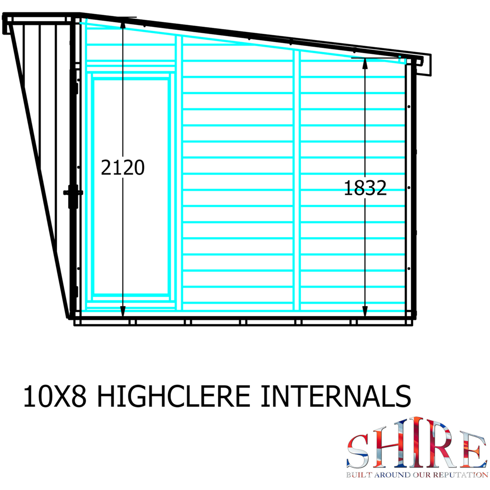 Shire Highclere 10 x 7.8ft Summerhouse Image 9