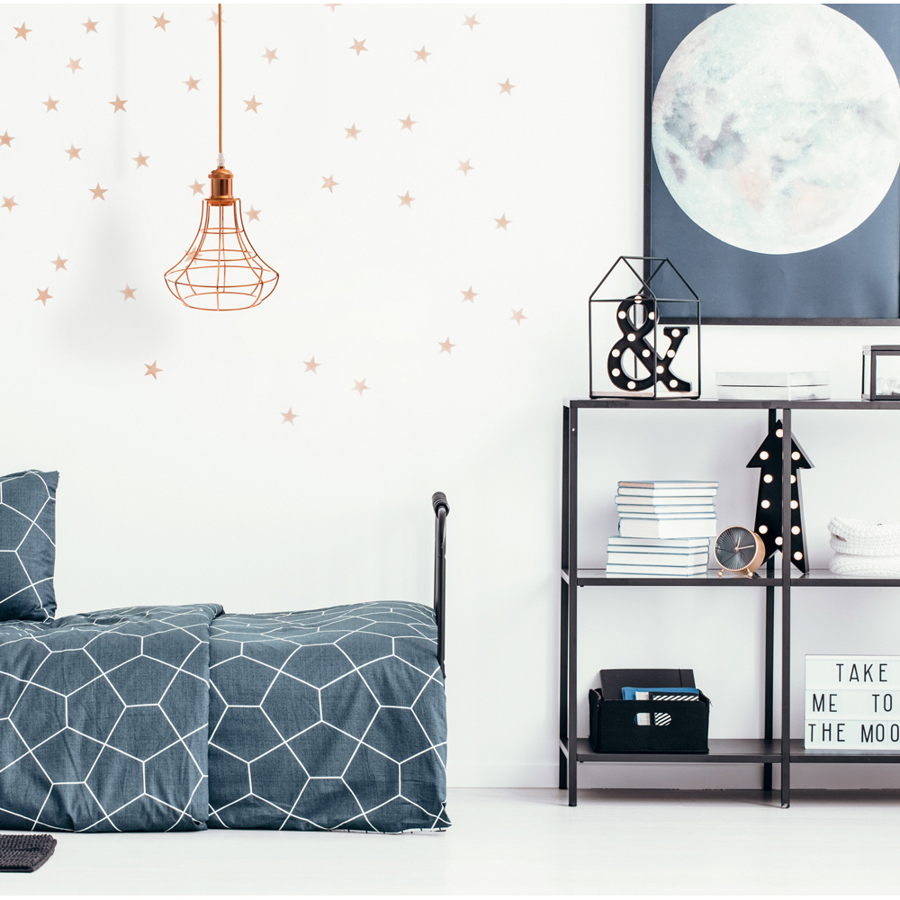 Innoteck Vintage Retro Rose Copper Ceiling Pendant Light Shade Image 2