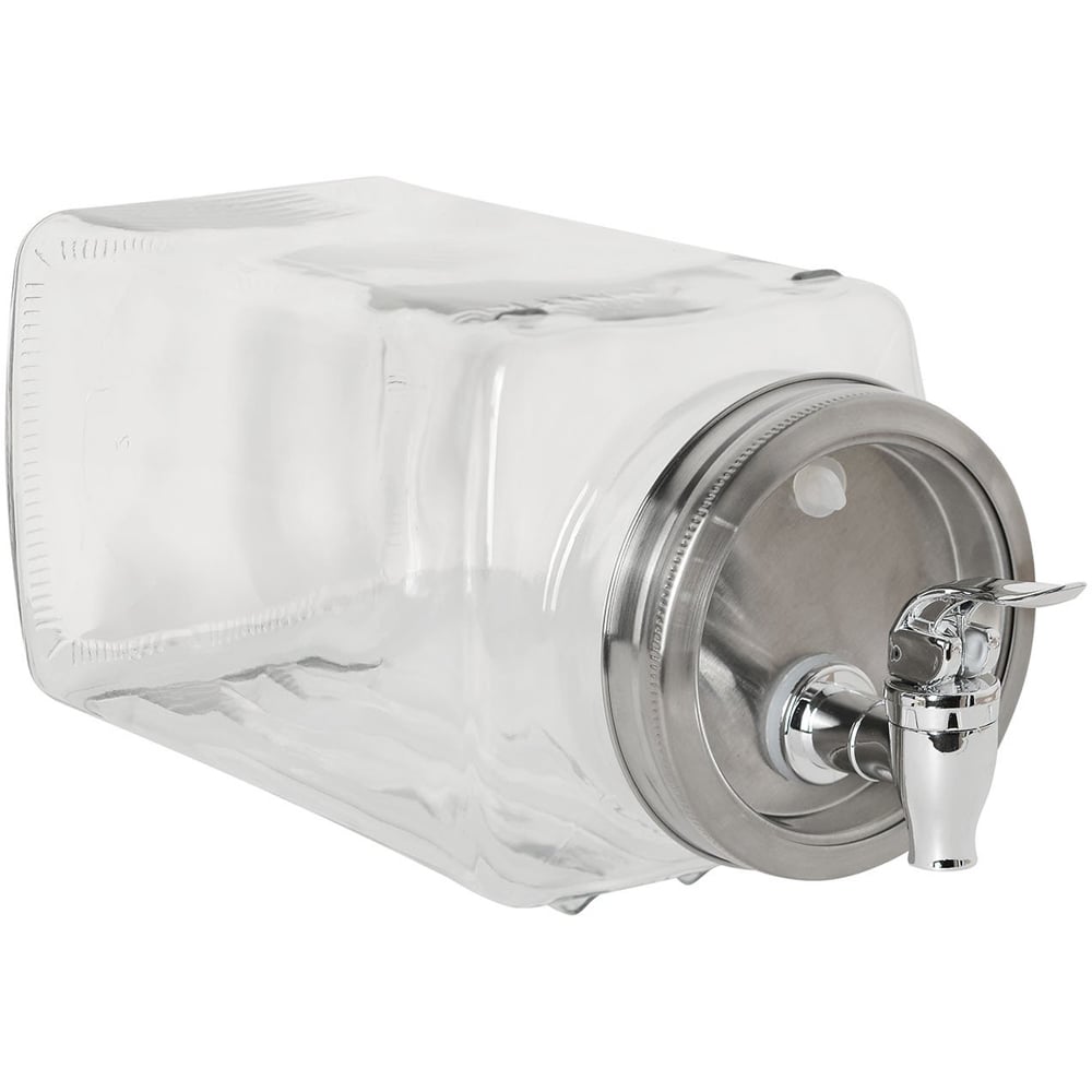 Glass Refrigerator Beverage Dispenser - Clear Image 1