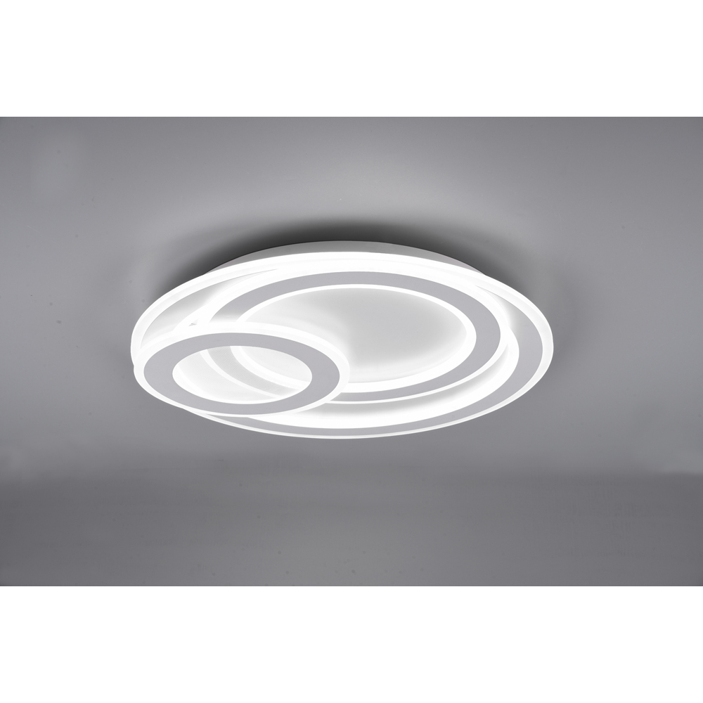 TRIO Mita Matt White Round LED Ceiling Light Image 4