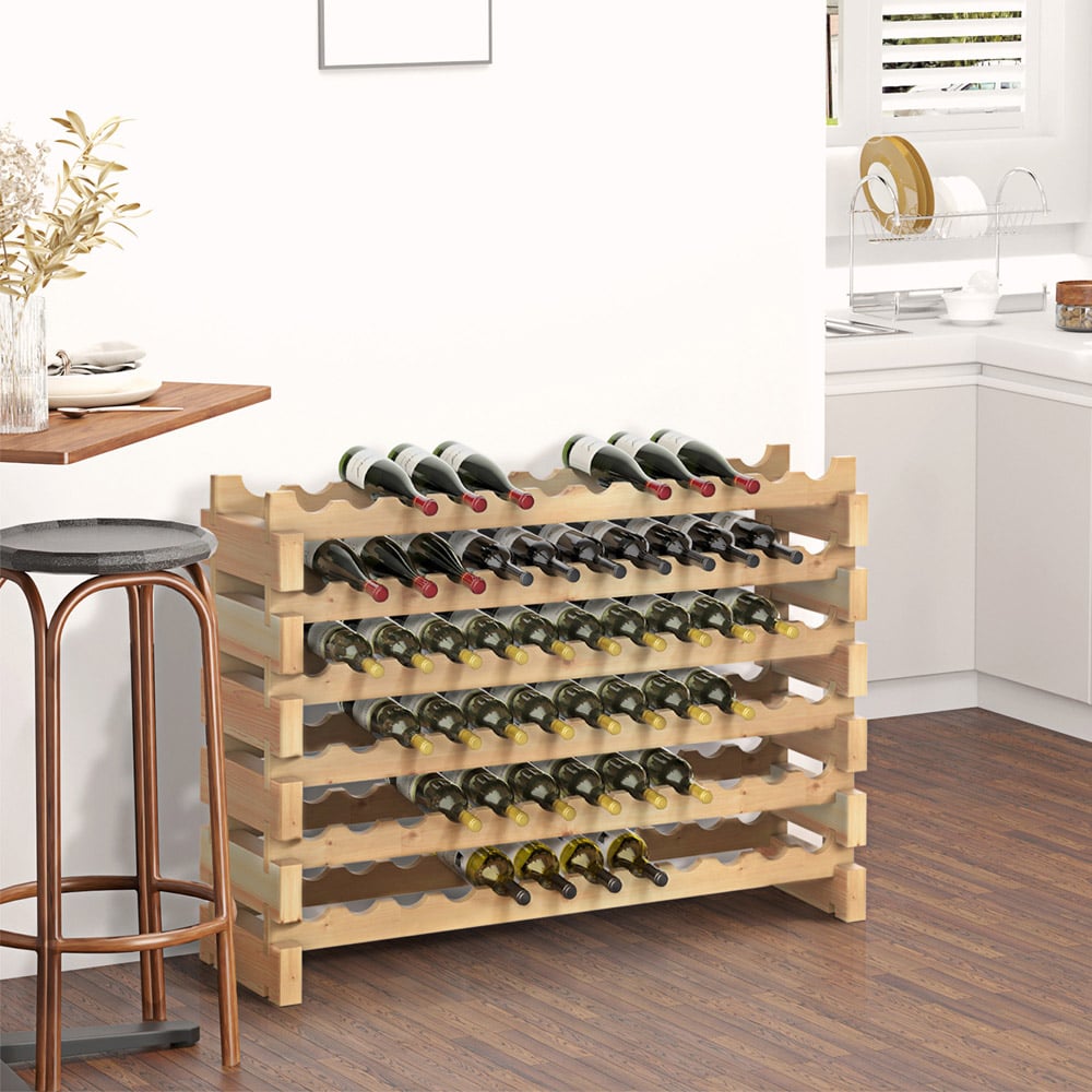 Portland Wooden 72 Bottle Wine Rack Image 5