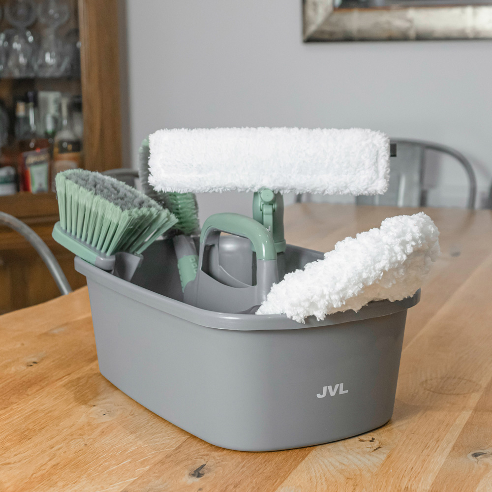 JVL Cleaning Lightweight Multi-Compartment Cleaning Caddy Image 2