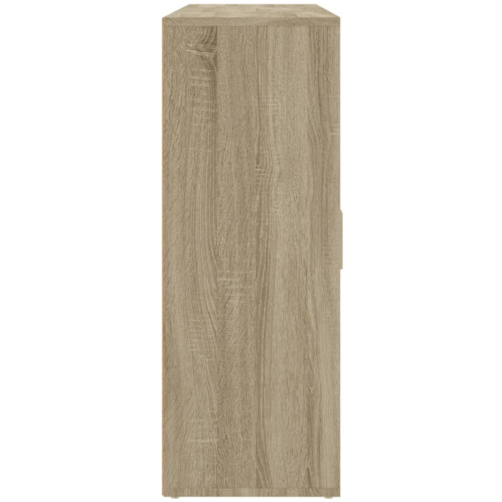 vidaXL 4 Door 4 Drawer Sonoma Oak Sideboard 3 Piece Image 5