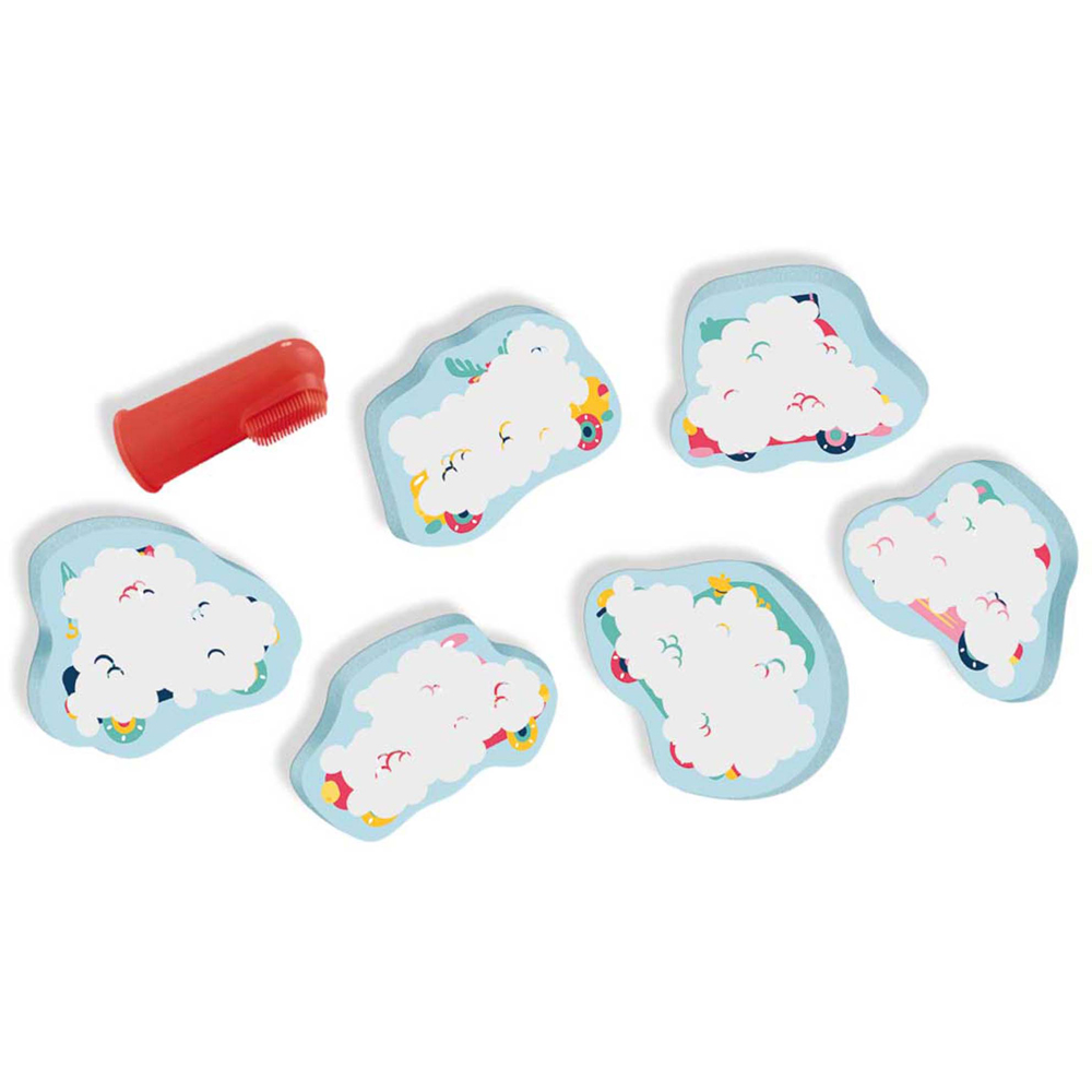 SES Creative Tiny Talents Foam Car Set with Brush Image 2