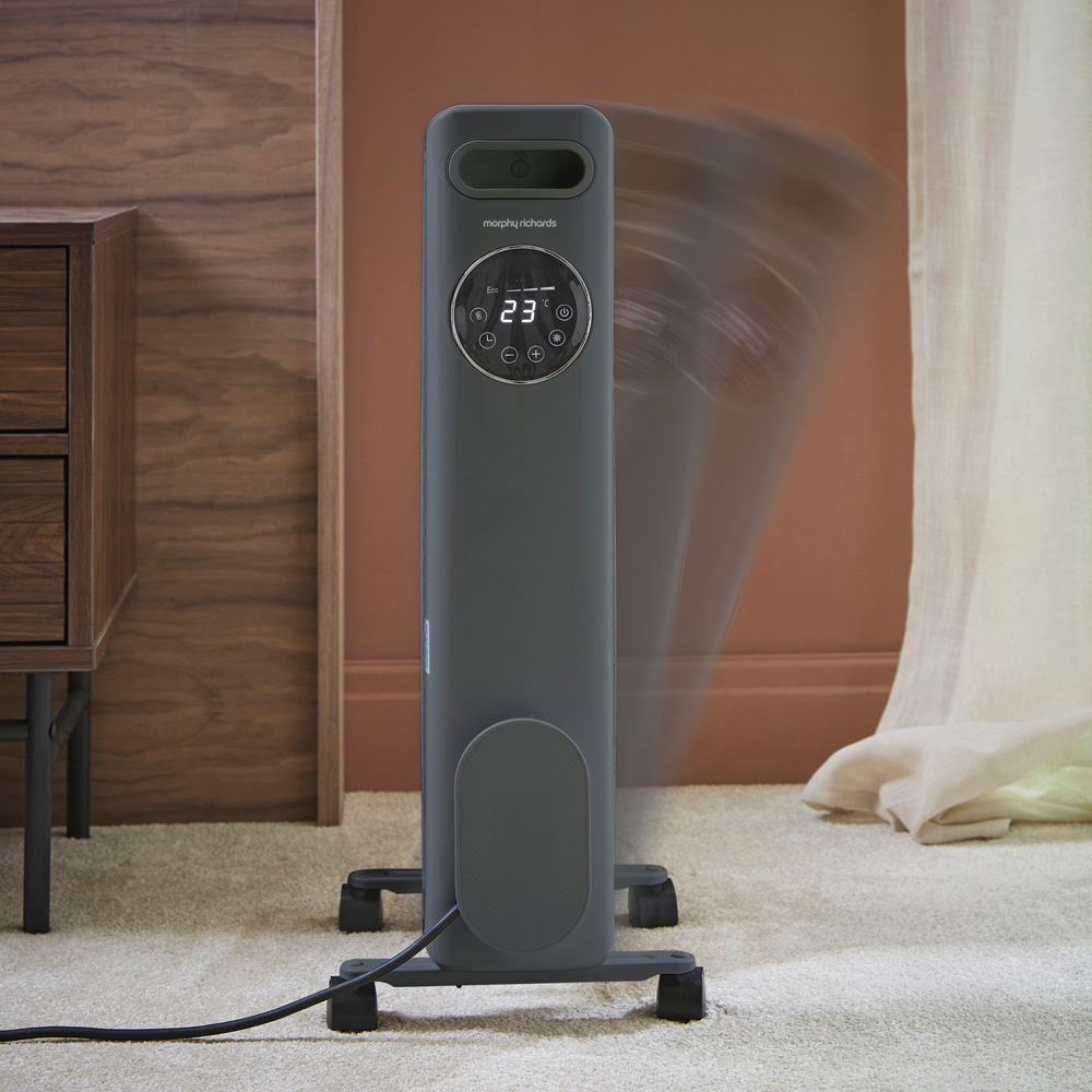 Morphy Richards Grey Digital Oil Filled Radiator 1500W Image 9