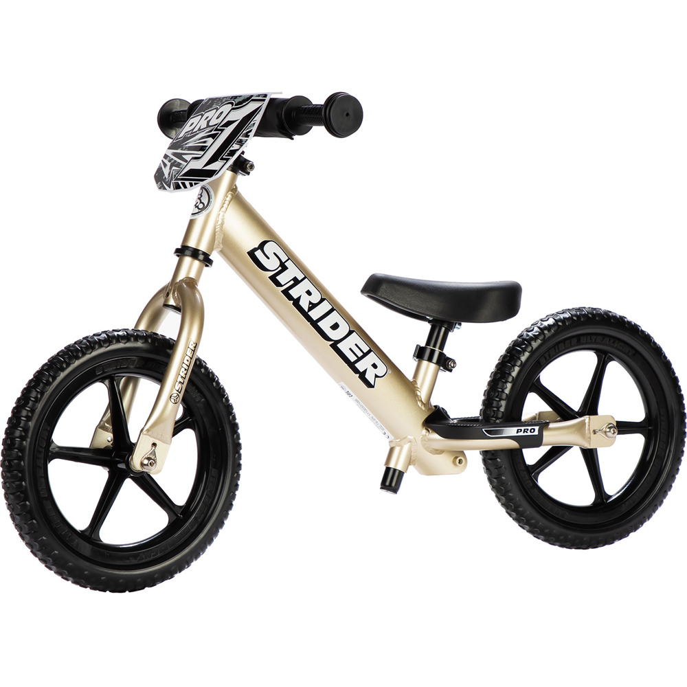 Strider Pro 12 inch Gold Balance Bike Image 1