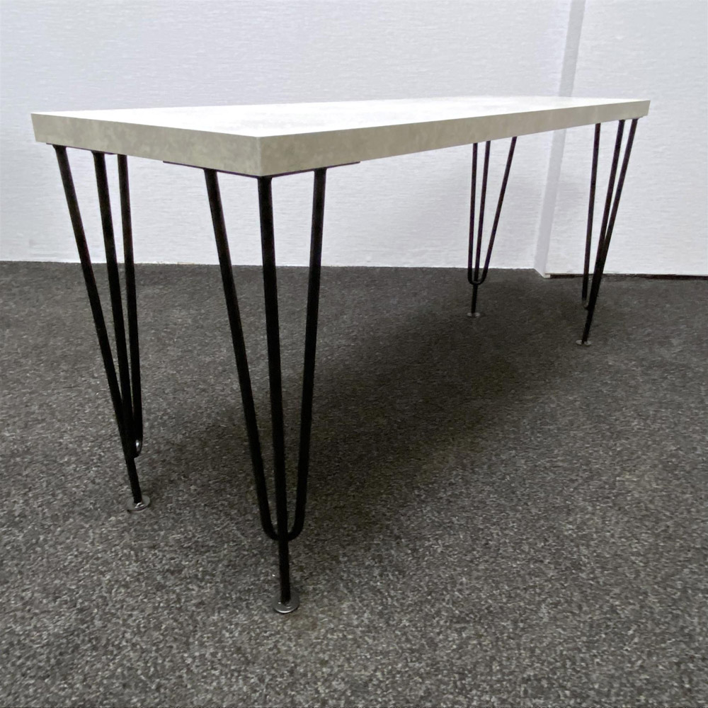 Kosy Koala 6 Seater Grey and Black Velvet Dining Table Set Image 7