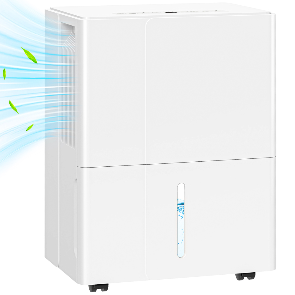 Portland White Portable Dehumidifier 30L Image 3