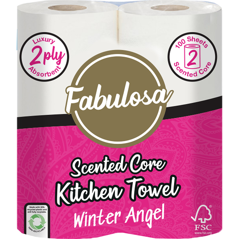 Fabulosa Winter Angel Scented Kitchen Towel Image