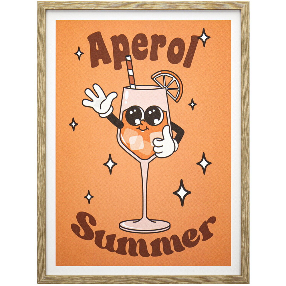 Summer Graphic Framed Wall Art Image 2