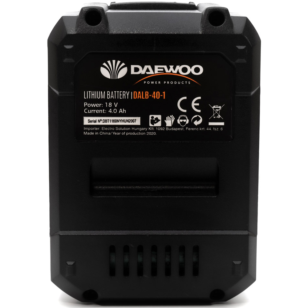 Daewoo U-Force 18V 4 x 4.0Ah Lithium-Ion Batteries with Chargers Image 4