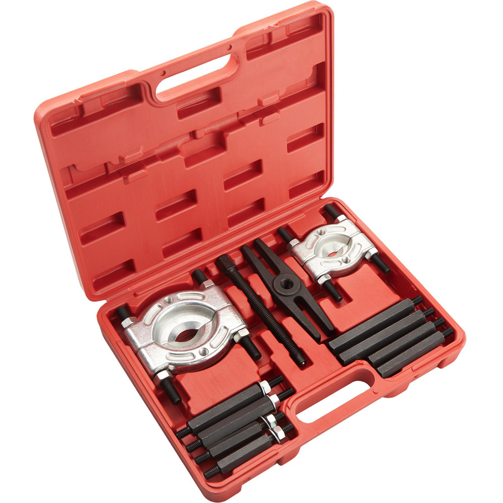 tectake 12 Piece Bearing Puller Set with Carry Case Image 1