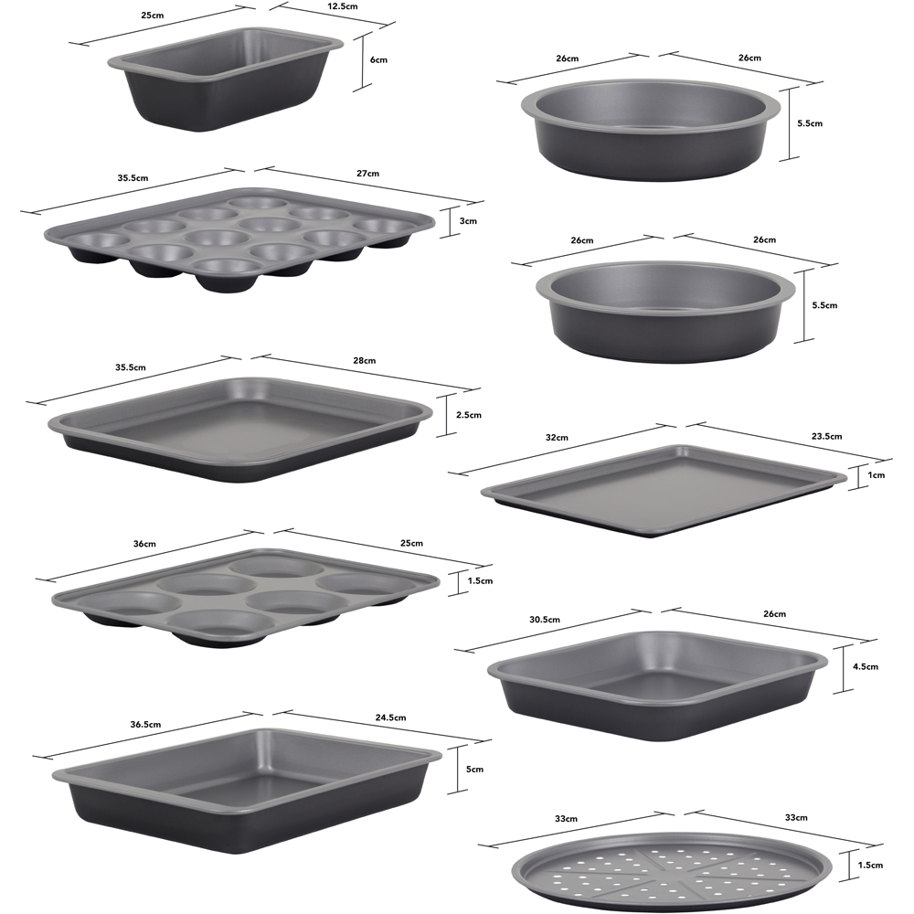 Wham Baker & Salt 10 Piece Medium Family Bakeware Set Image 3