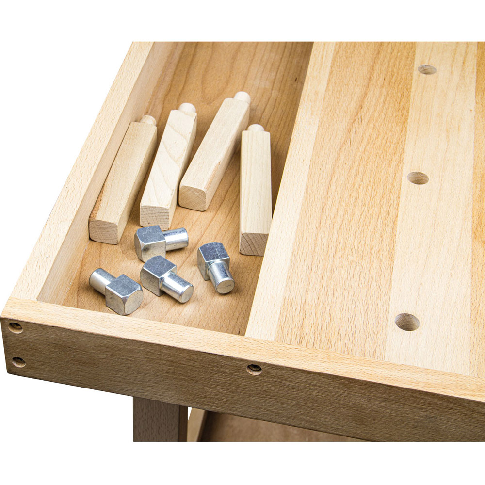 SIP 1443 Wooden Beech Workbench Image 4