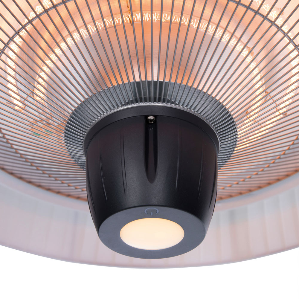 Sunred Artix Bright White Compact Hanging Patio Heater 1500W Image 3