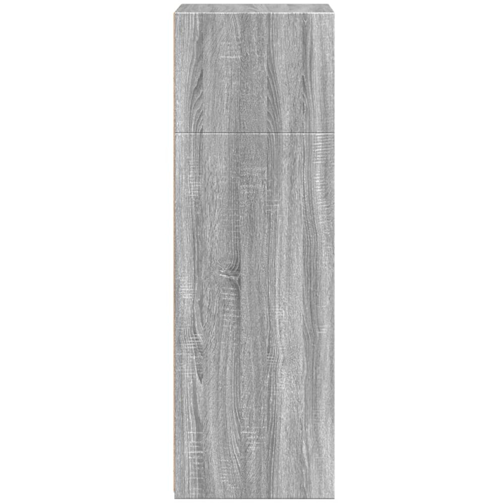 vidaXL 4 Shelf Grey Sonoma Small Highboard Image 5