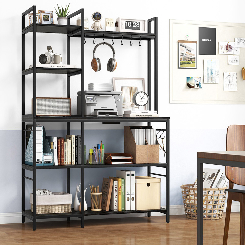 Costway Black 5 Tier Bakers Rack Image 2